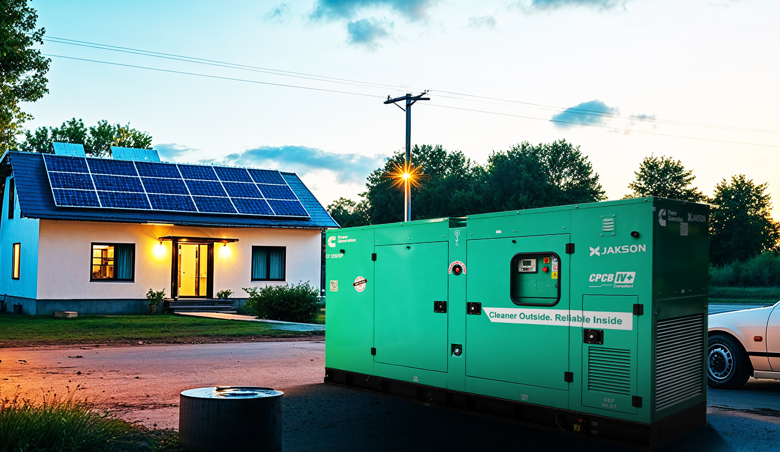 Diesel generator for home