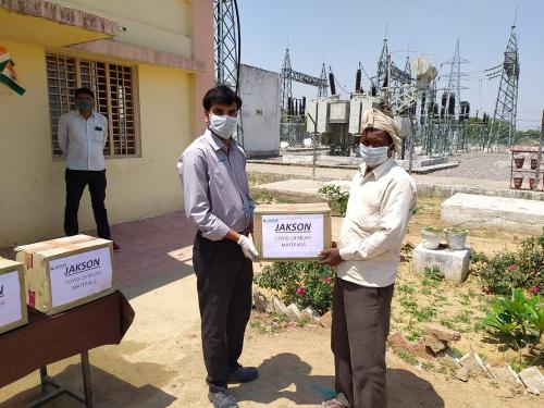 Jakson Donates Essential Food Items amidst The Covid - 19 Pandemic- Mahoba, UP