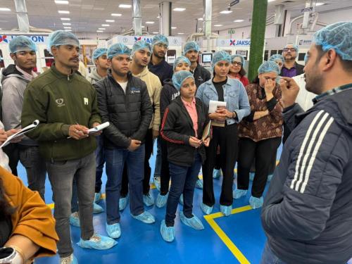 DSEU students exposure visit at G N Plant - Jan 2025