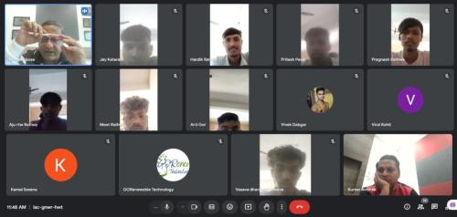 Mentorship session with Green Energy Skills project - Feb 2025